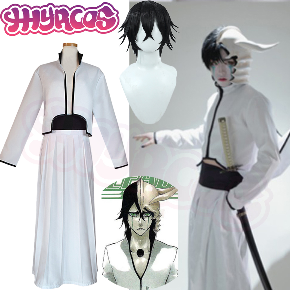 Anime Bleach Ulquiorra's Cospl - Bleach Captain Coat ulasan dan harga