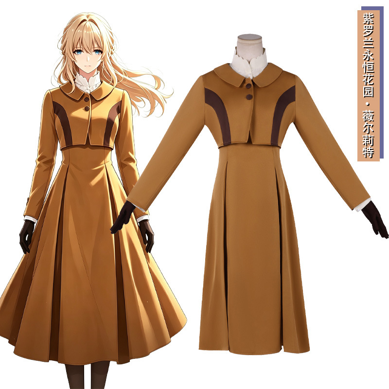 Violet Evergarden Cosplay Outf - Violet Evergarden Dress ulasan dan harga