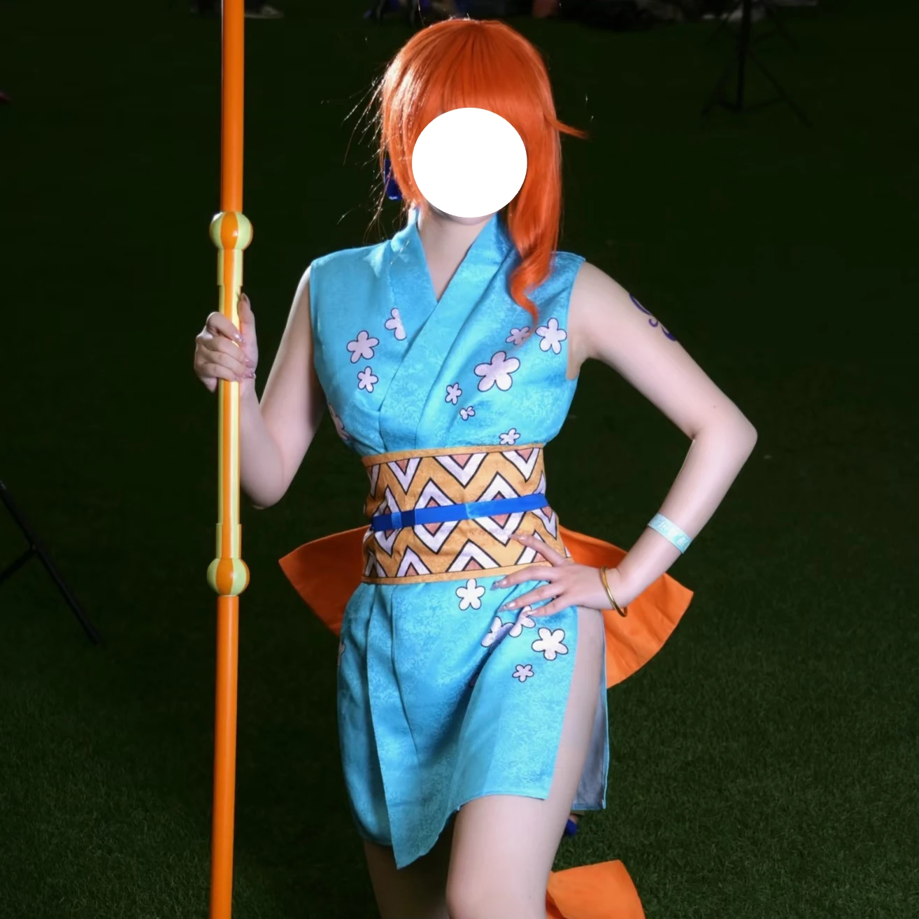 Nami Cosplay Costumes Wig Japa - Anime Cosplay One Piece ulasan dan harga